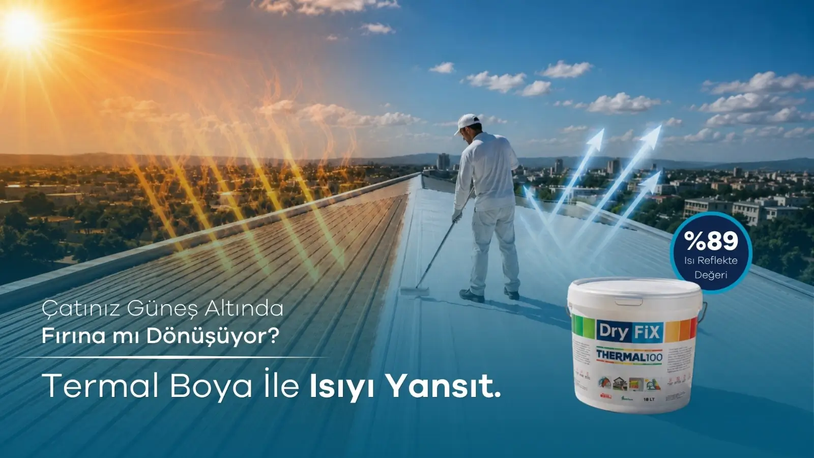Termal Boya ile Çatı Yalıtımı Nasıl Yapılır?