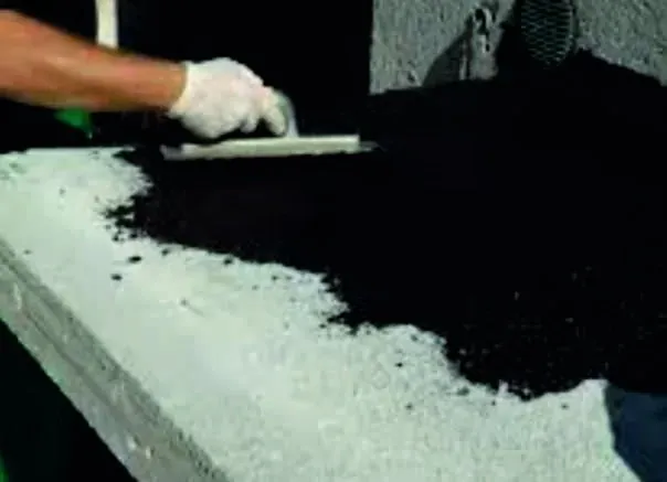 Bitumen-Kautschuk-basiertes Wasserdämmmaterial Bitumer 100 2k Anwendungsvisualisierung 2