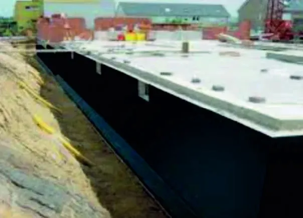 Bitumen-Kautschuk-basiertes Wasserdämmmaterial Bitumer 100 2k Anwendungsvisualisierung 3