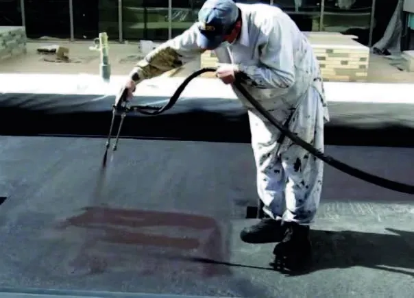 Bitumen-Kautschuk-basiertes Wasserdämmmaterial Bitumer 100 2k Anwendungsvisualisierung 4