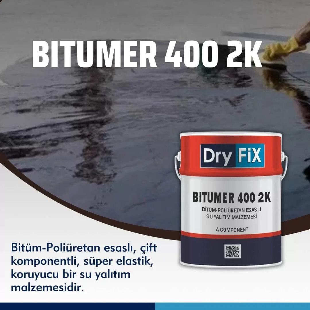 Bitüm Poliüretan Su Yalıtım Malzemesi Bitumer 400 2K Application Image 1