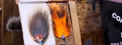 صورة تطبيق محلول مقاوم للحريق No Fire 1