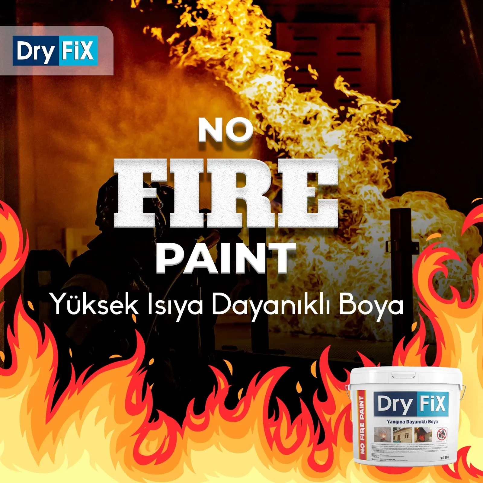 Yanmaz Boya No Fire Paint Uygulama Görseli 2