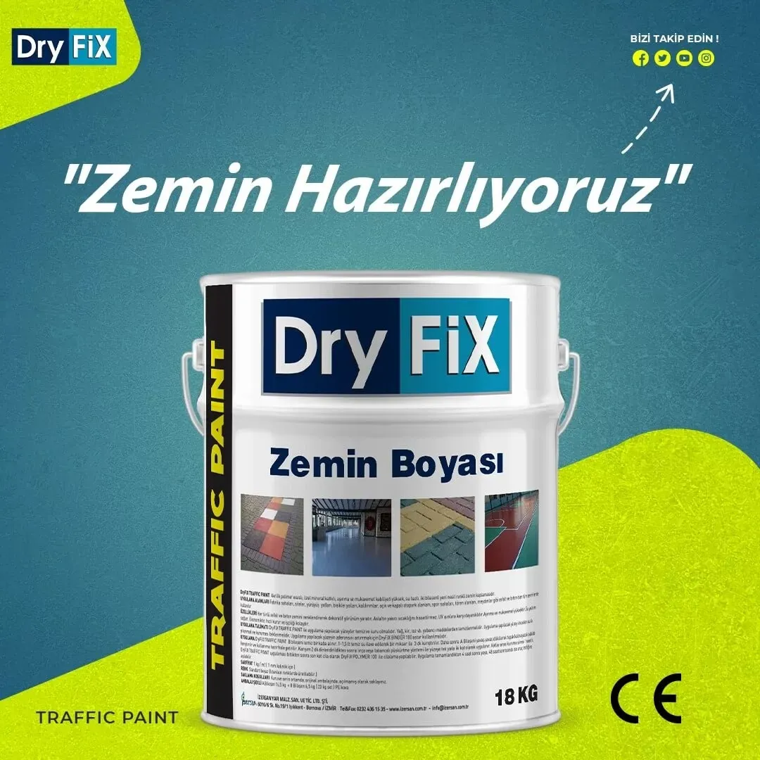 Zemin Boyası Traffic Paint 1